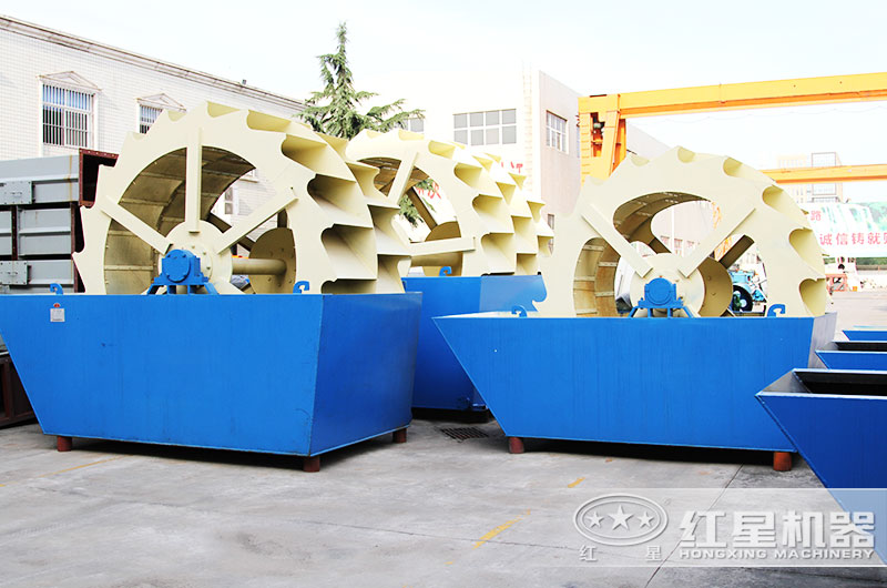一天能洗3000噸的3020輪斗式洗砂機，以高產威震四方