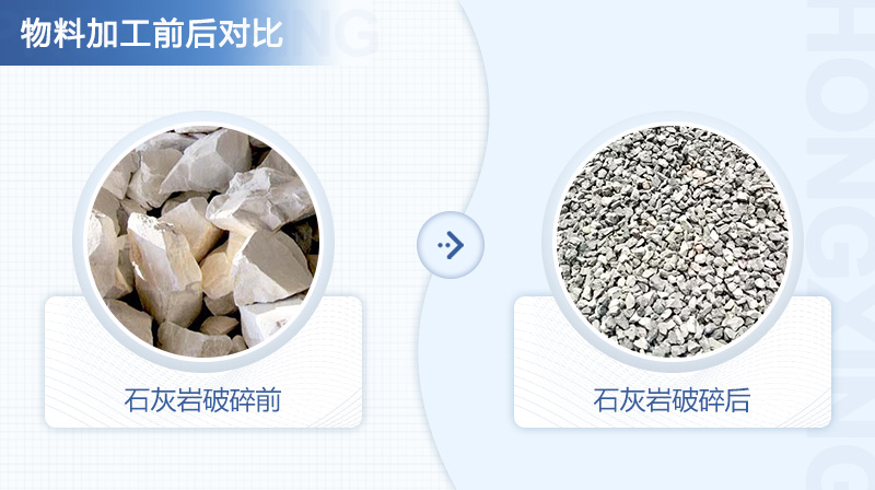 處理石灰?guī)r的日產(chǎn)500方砂石生產(chǎn)線機(jī)器怎樣配？